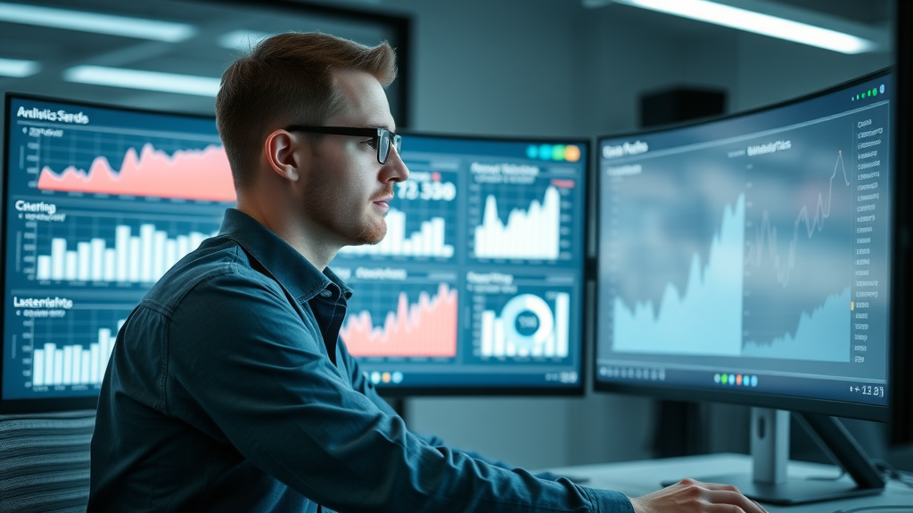 digital analytics dashboard displaying user experience website design metrics