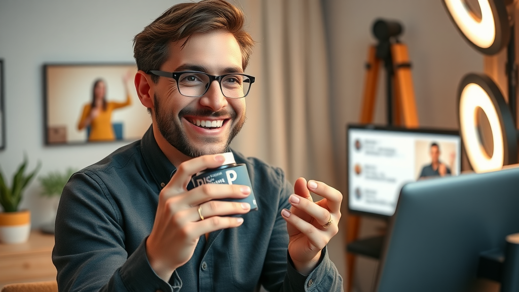 influencer marketing presenting product live video digital strategy