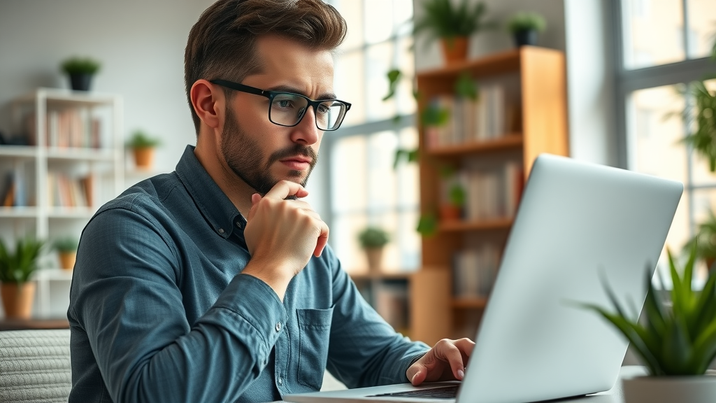 digital marketer analyzing authoritative websites for authority backlink opportunities in a modern office, build backlinks with authority sites