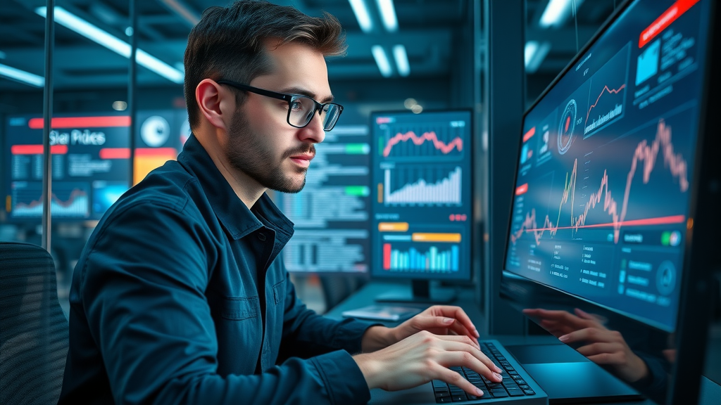 Engineer optimizing b2b lead generation with CRM and automation tools