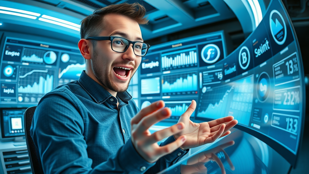 social media marketing modern marketer analyzing engagement dashboard scheduling posts
