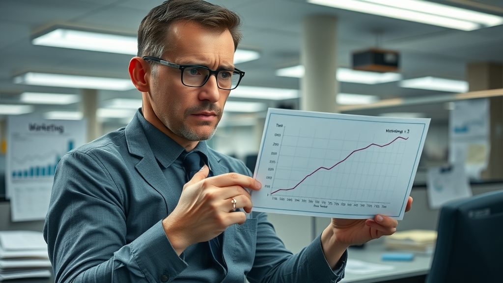 Marketing manager concerned about declining b2b lead generation results