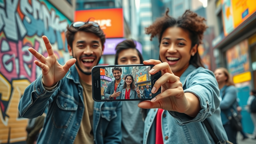 short-form vertical video marketing trends 2025 cityscape tiktok reels