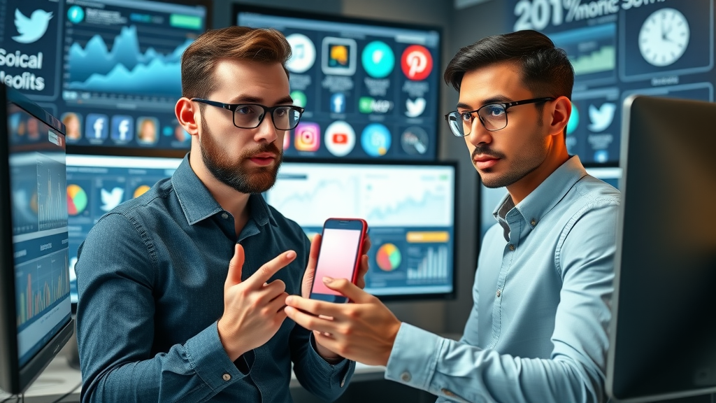 competitive digital marketers comparing social media platforms, social media lead generation