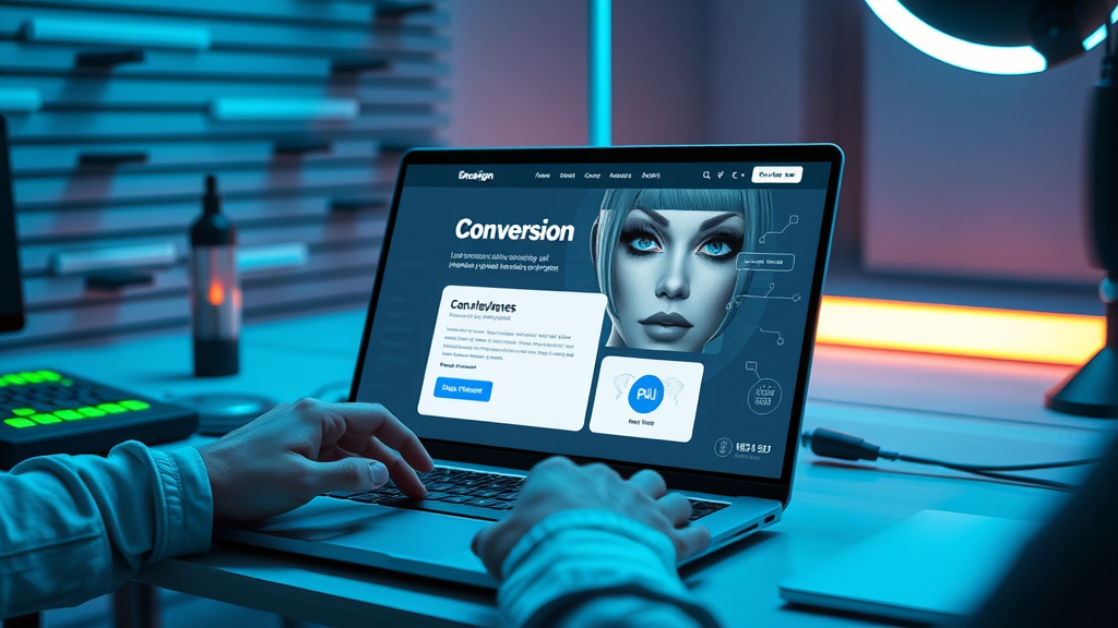 conversion-oriented landing page design, social media lead generation