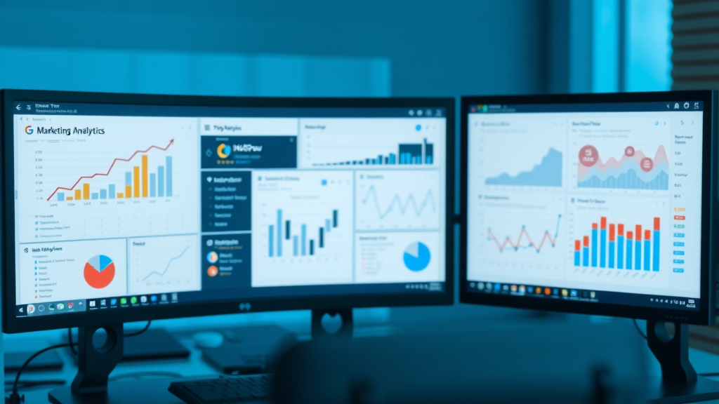 marketing analytics tool comparison: Google Analytics, HubSpot, Tableau dashboard interfaces