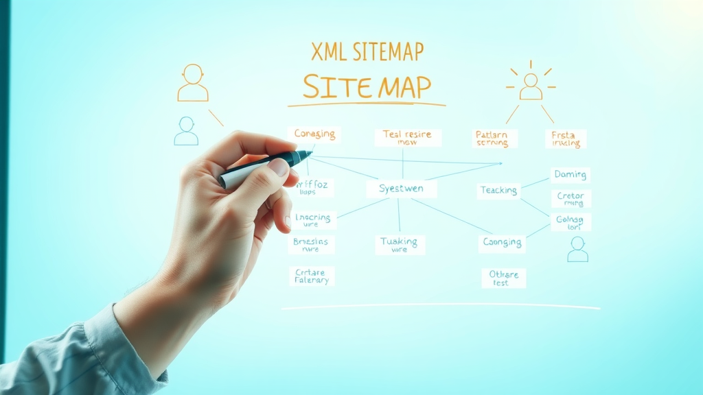 creative webmaster designing xml sitemap for efficient search engine indexing