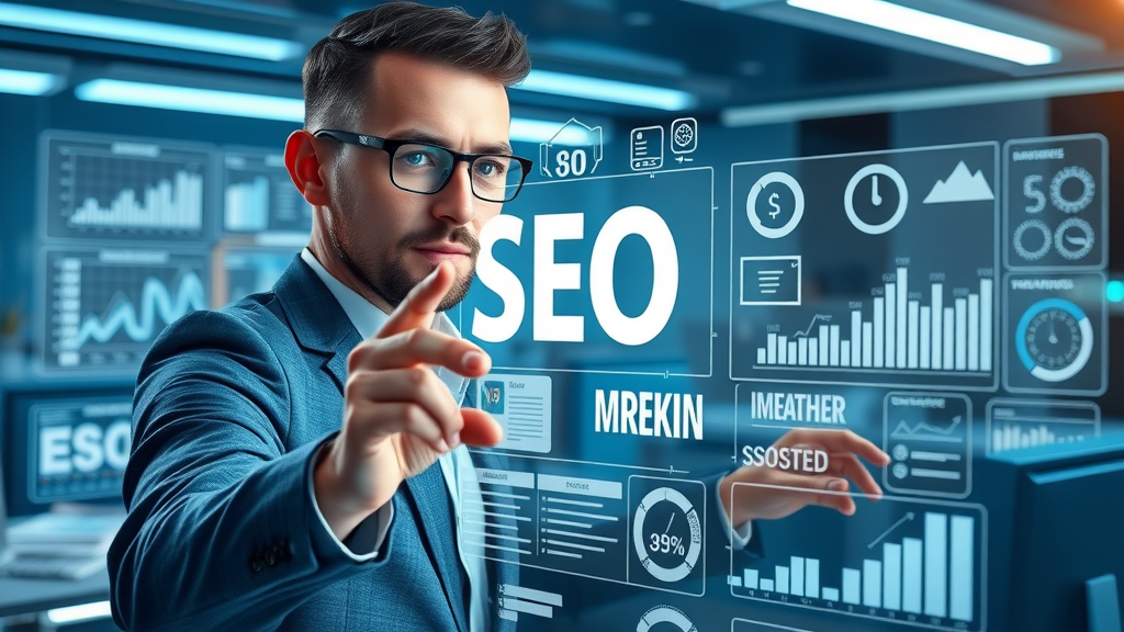 strategic digital marketer mapping out off-page and on-page SEO strategies