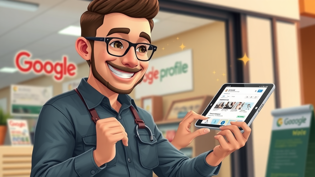 google business profile optimization for reputation management local business owner updating profile