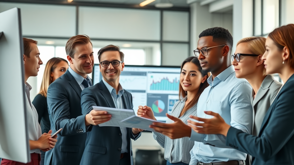 digital reputation tools - diverse team reviewing digital screens and reputation dashboards