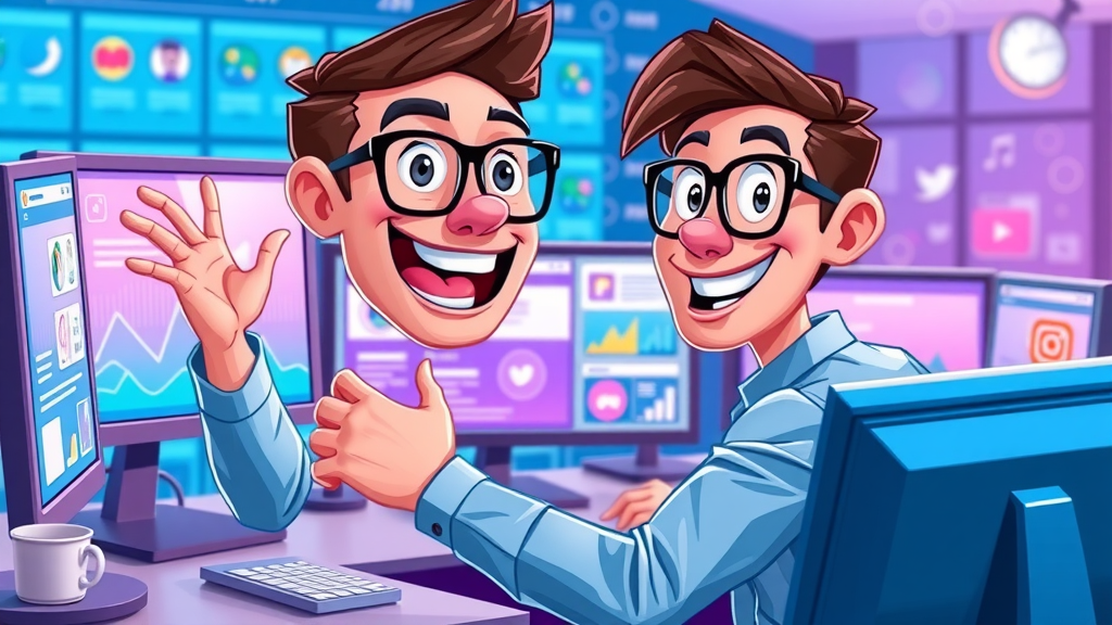 engaged social media manager monitoring off-page SEO engagement metrics