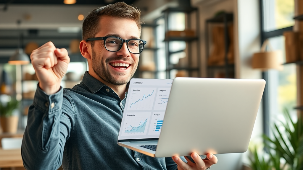 small business owner content marketing success analytics customer messages