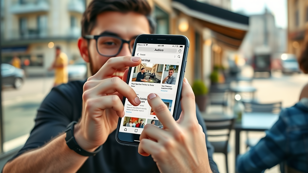 Modern smartphone showing mobile-optimized site with mobile SEO checklist highlights