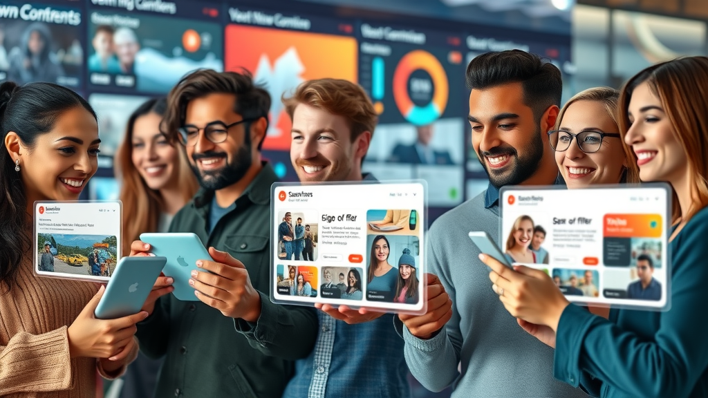 Personalized web page content for website conversion rate optimization with visitors engaging dynamic digital interface