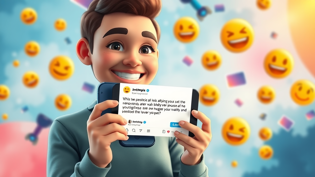 influencer sharing positive user testimonial on mobile device, social proof for social media lead generation