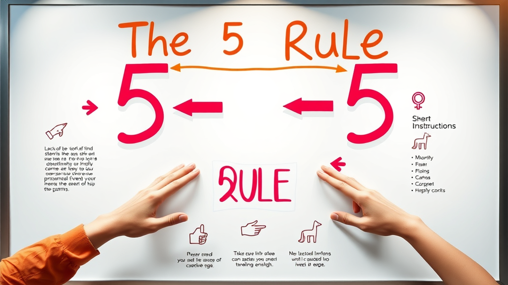 social media advertising ideas infographic of 5-5-5 rule with icons for informative, engaging, and promotional content