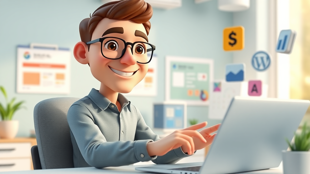 web editor rearranging webpage layout for readability and SEO; floating headers and blocks; on-page optimization checklist
