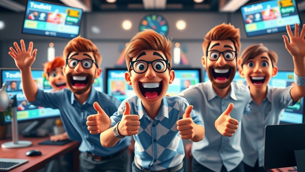 Energetic marketing team launches paid ad and social media content campaign - paid ad, social media content, content marketing