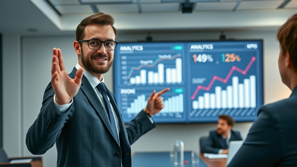 brand awareness and image metrics presented on digital analytics dashboard
