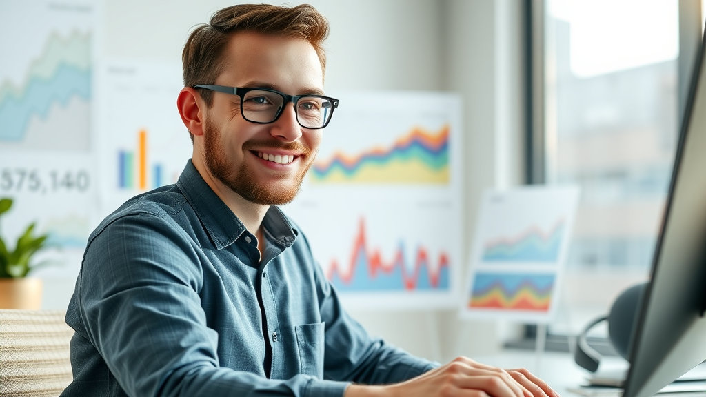 website admin dashboard, analytics manager monitoring traffic spike, SEO techniques, colorful performance graphs