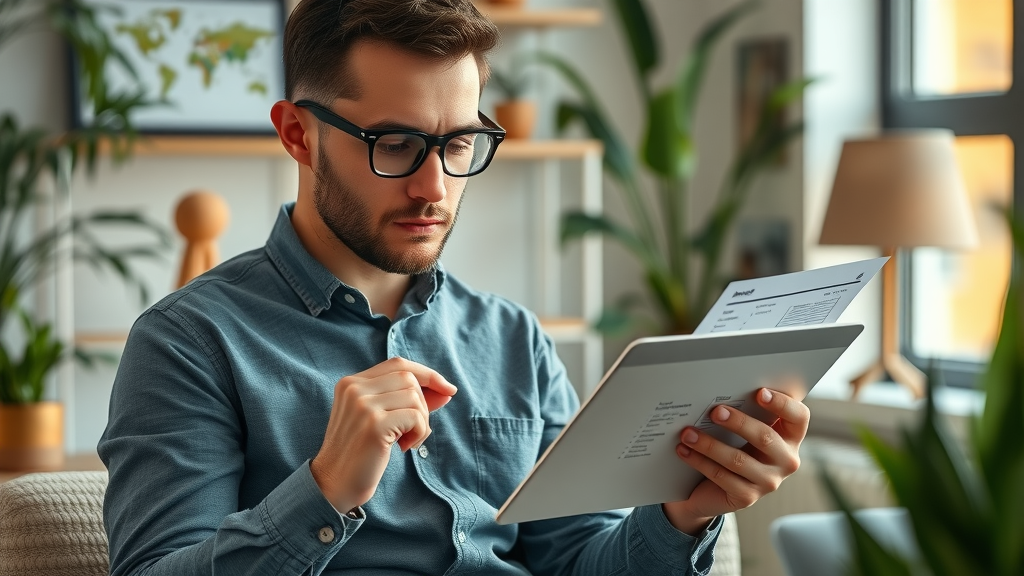 Business content strategist reviewing content audit results and reports for SEO checklist improvements