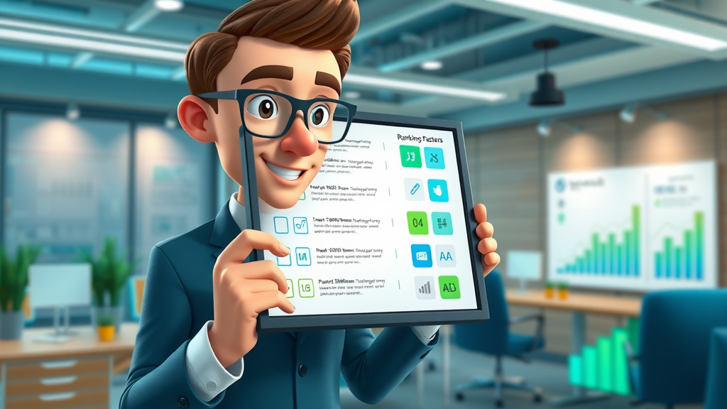 list of media site ranking factors SEO Google ranking checklist digital marketing