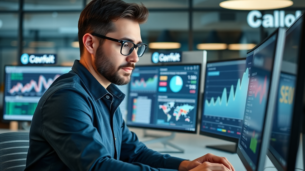 media authority site backlinks digital marketer reviewing backlink analytics dashboard