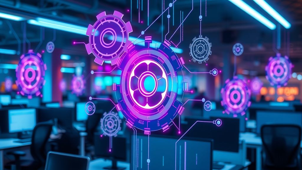 Google ranking factors media SEO algorithm digital nodes futuristic data flow