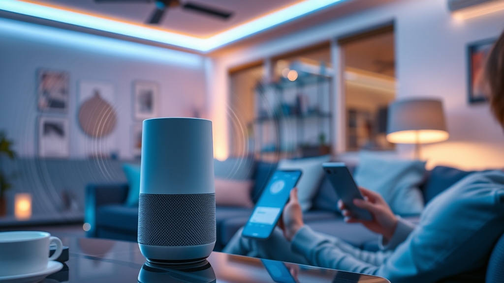 Voice assistant device activating voice search for search engine optimization