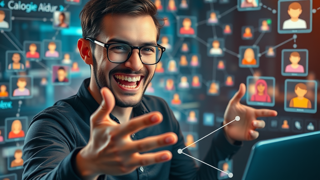 digital networking, building backlinks with influencers online, interconnected websites, SEO techniques