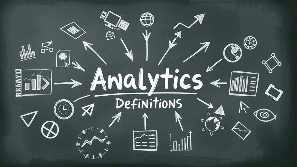 mind mapping analytics definitions, social media analytics, clear conceptual illustration