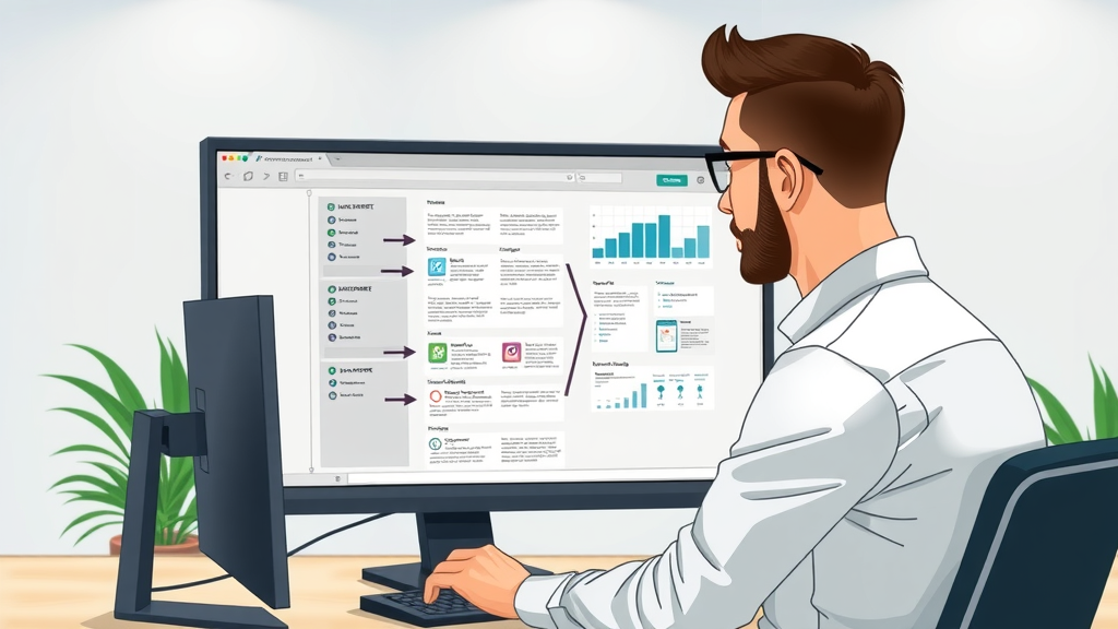 Organized website wireframe, clean navigation and internal link paths, broken links prevention, internal link, broken links