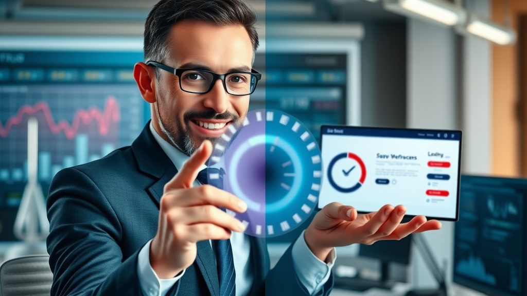 Fast-loading website vs slow-loading website, business owner comparing web pages, core web vitals, user experience, site audit