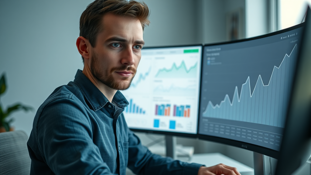 insightful website analytics dashboard showing organic traffic metrics in SEO analytics tools