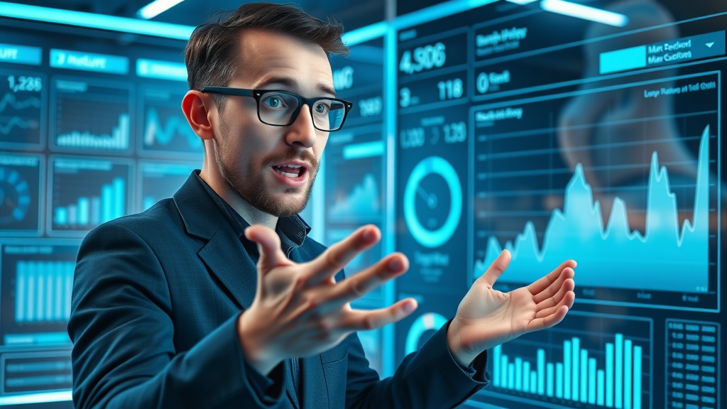 Futuristic AI-powered analytics for advanced lead generation techniques