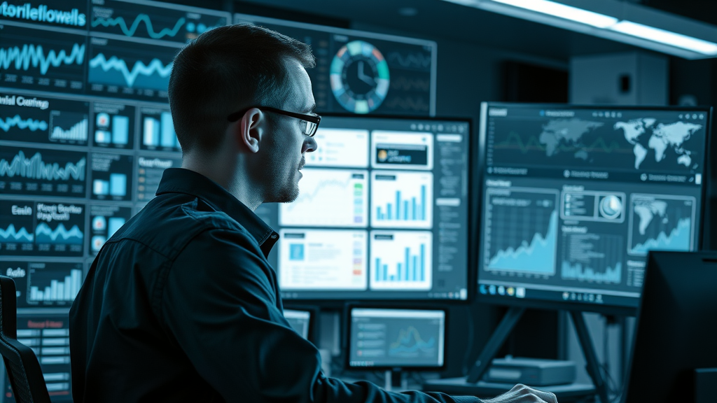 focused marketer monitoring ActiveCampaign email automation workflow for lead generation