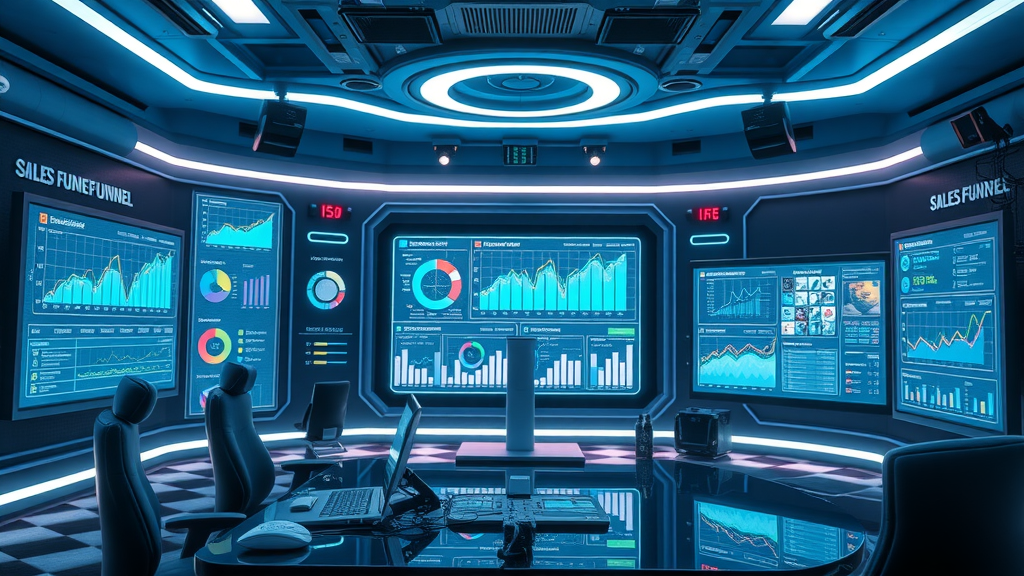 analytics tools and marketing funnel platform screens for small business