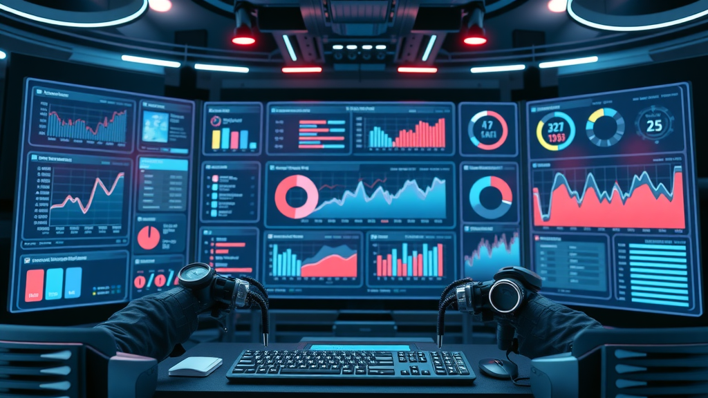 AI-powered digital dashboard showing multi-channel marketing funnel integration