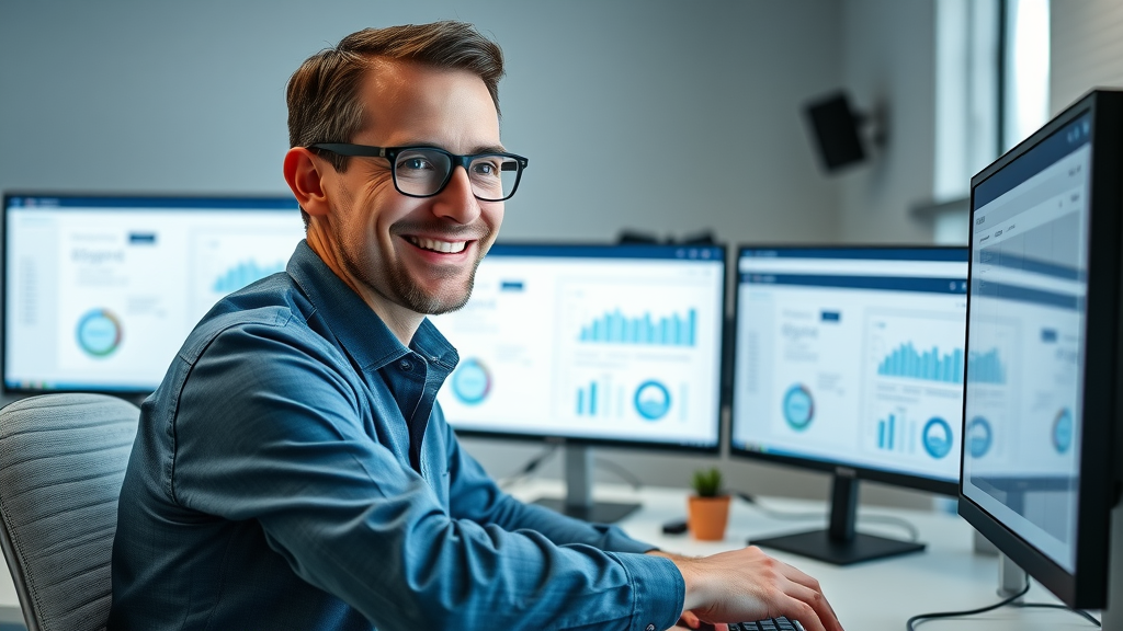 Digital marketer configuring email automation sequences and analyzing campaign analytics