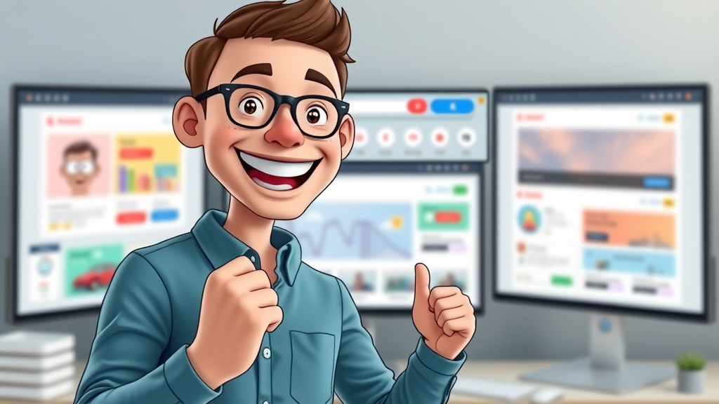 user building a responsive landing page with drag and drop builder