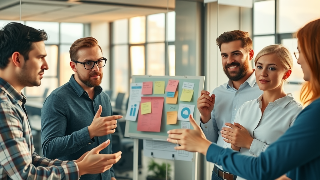 professional marketing team brainstorming CTA ideas, call to action strategies