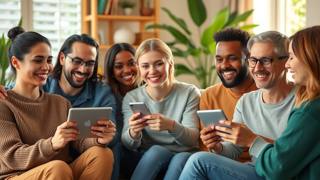 diverse online audience connecting with high engagement content on social media