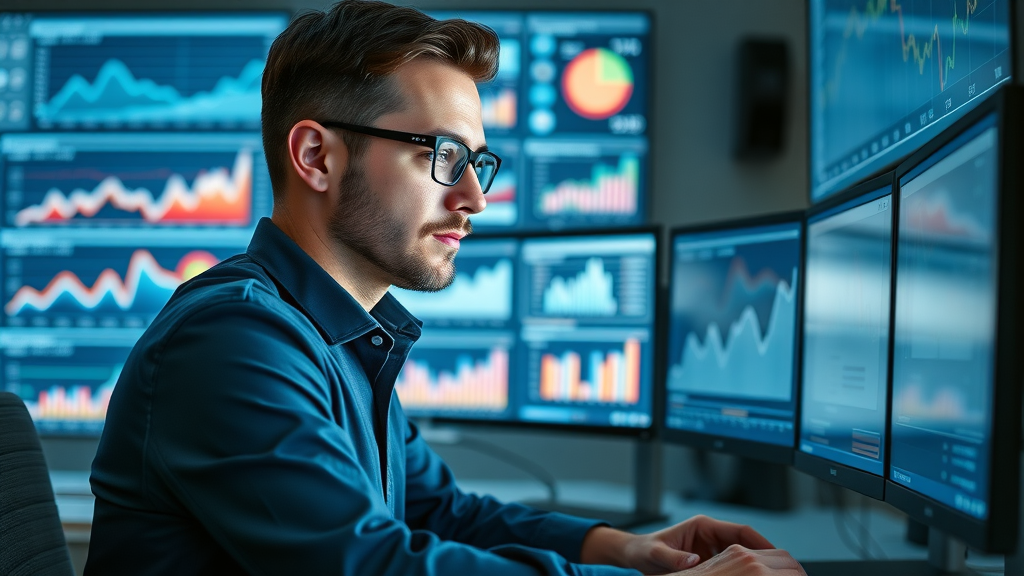 professional marketer analyzing engagement tactics, reviewing real-time digital analytics dashboards to boost media engagement on social platforms