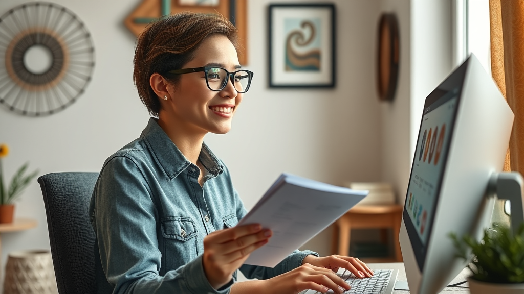 Aspiring small business owner researching social media marketing basics