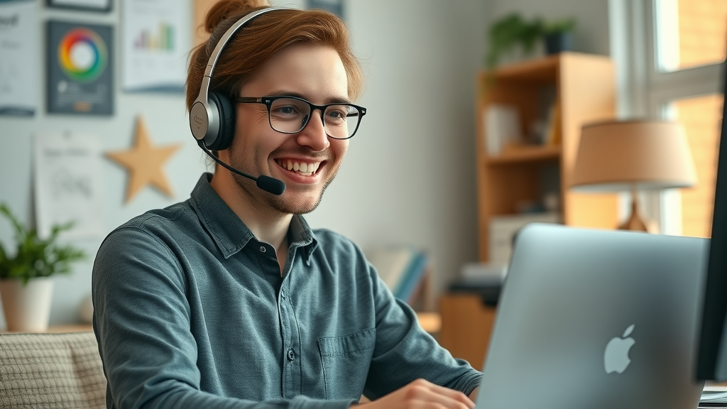 Account manager following up with customer post-sale, closed sales funnel process