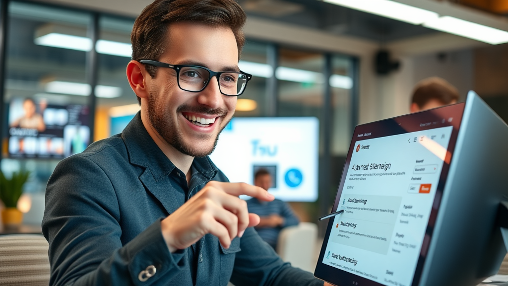 marketer scheduling an automated email campaign using CRM interface and email marketing automation