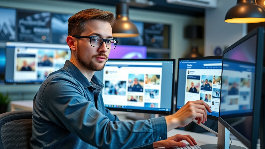 professional digital marketer designing facebook ad creatives, Facebook advertising campaign, ad creative design