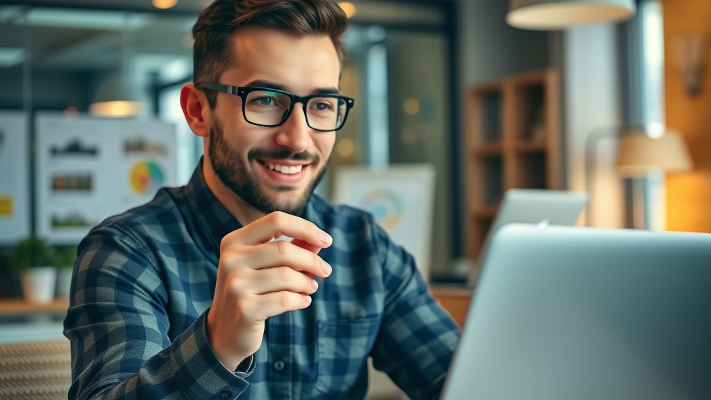 SEO strategies to improve website traffic, marketing expert marking completed SEO tasks in a digital checklist