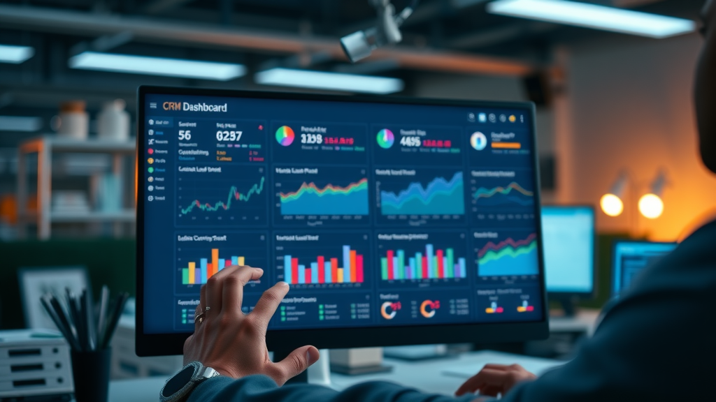 powerful CRM dashboard showing unified lead source analytics for best lead generation