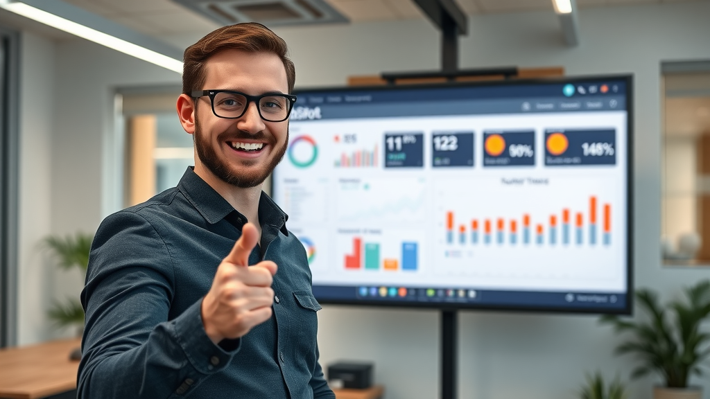 sales funnel dashboard on HubSpot for small business